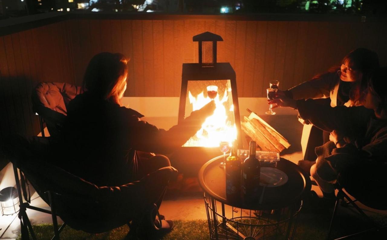 ヴィラ山間堂premier Garden Villa Bbq Bonfire Fuji View Annovillas Sankando Fujikawaguchiko Buitenkant foto